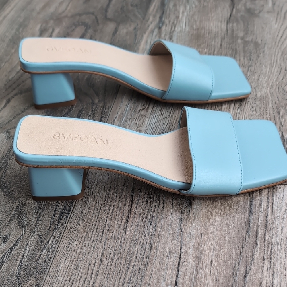 ALOHAS Light Blue Women's Sandals - Never Been Worn - Picture 3 of 3
